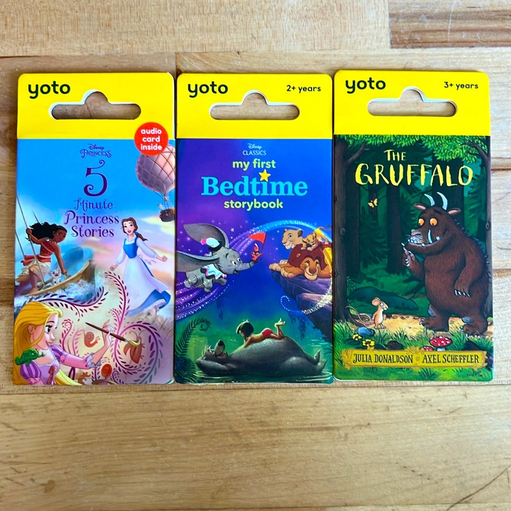 Yoto Cards x3